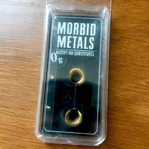 Morbid Metals sz 0 gauge tunnel hangers